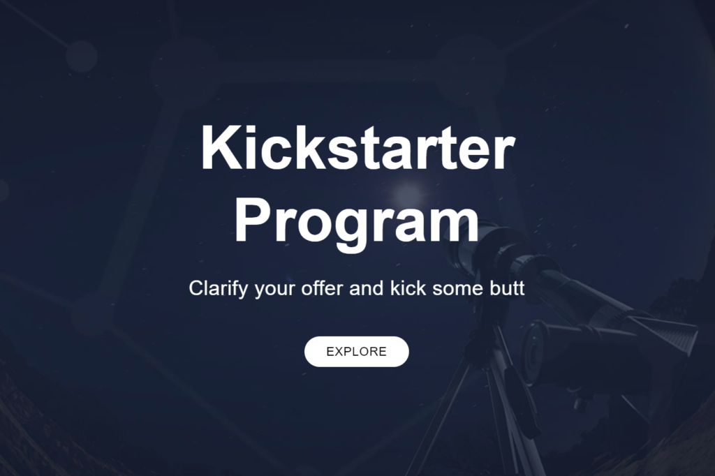 kickstarter program