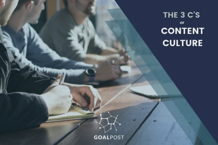 The 3 C's of Content Culture